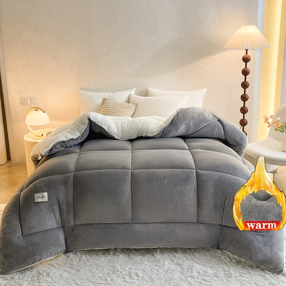 Cozy Home Plush Fleece Duvet Cover