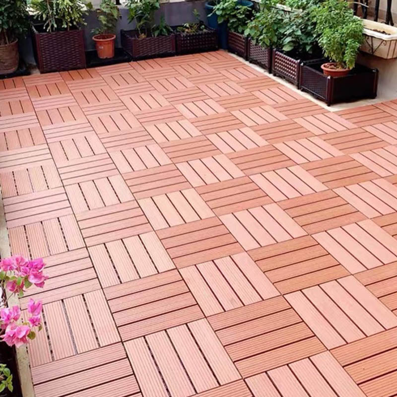 Natural Wood Outdoor Patio Tiles