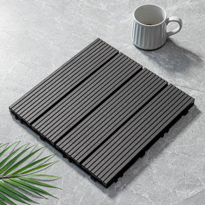 Natural Wood Outdoor Patio Tiles