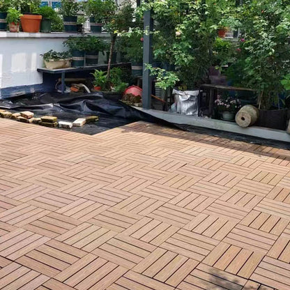 Natural Wood Outdoor Patio Tiles