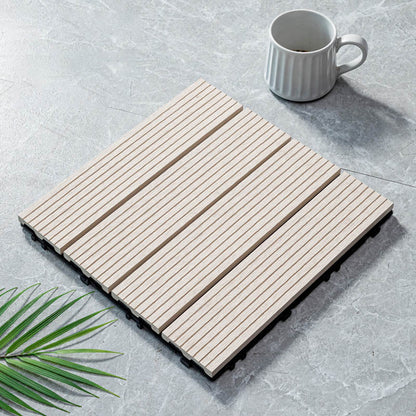 Natural Wood Outdoor Patio Tiles