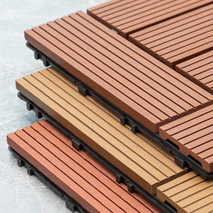 Natural Wood Outdoor Patio Tiles