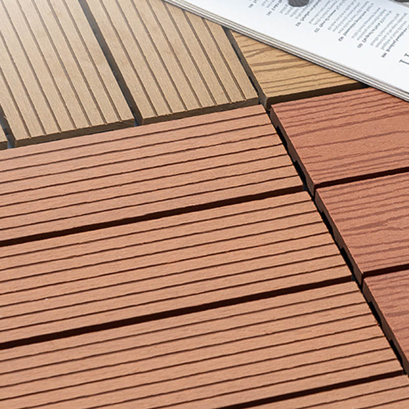 Natural Wood Outdoor Patio Tiles