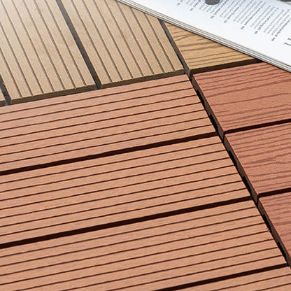 Natural Wood Outdoor Patio Tiles