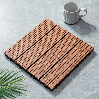 Natural Wood Outdoor Patio Tiles