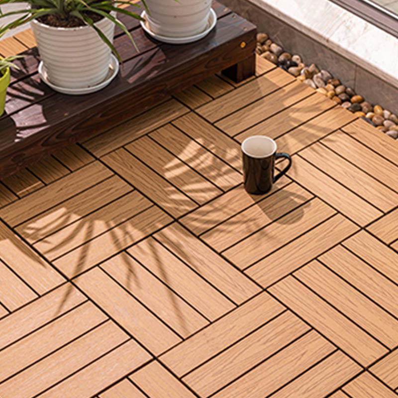 Natural Wood Outdoor Patio Tiles