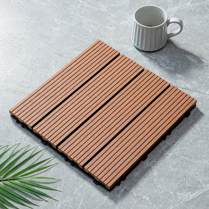 Natural Wood Outdoor Patio Tiles