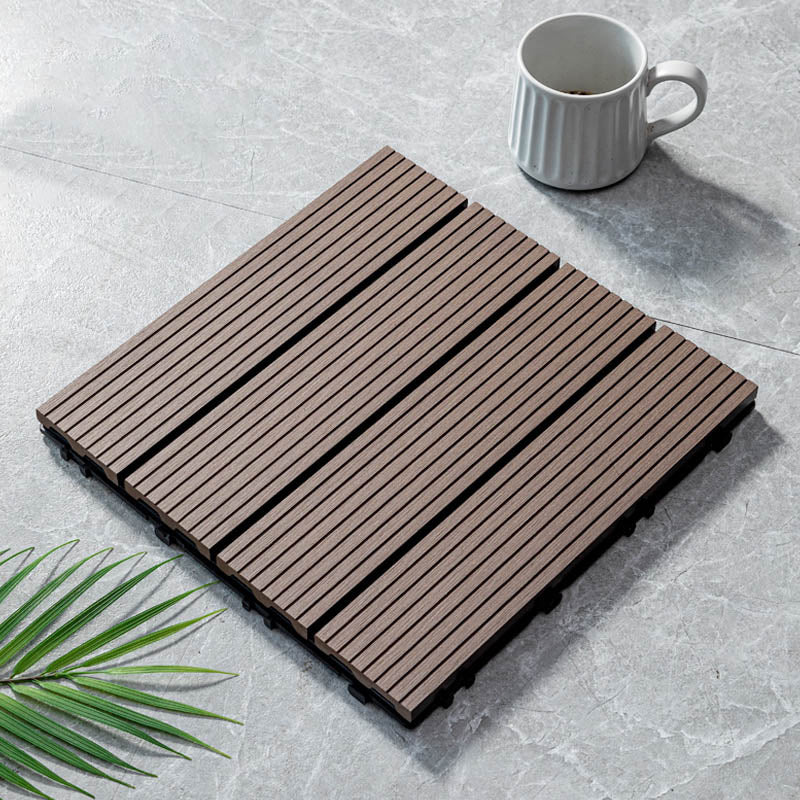 Natural Wood Outdoor Patio Tiles