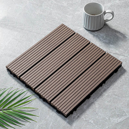 Natural Wood Outdoor Patio Tiles