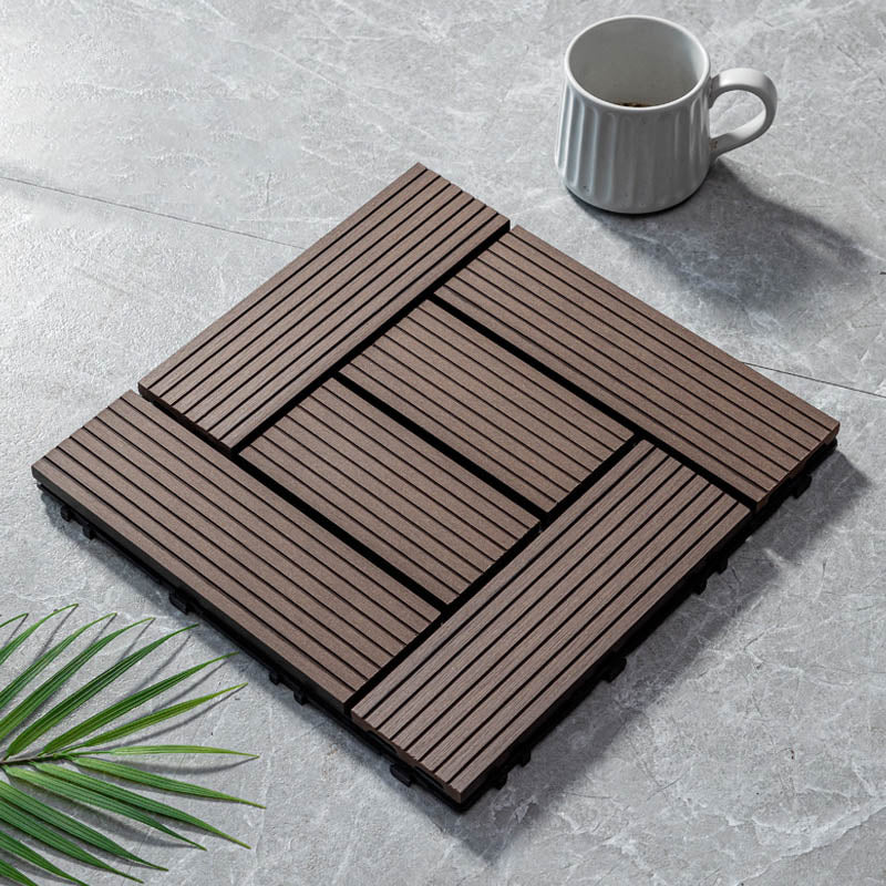 Natural Wood Outdoor Patio Tiles