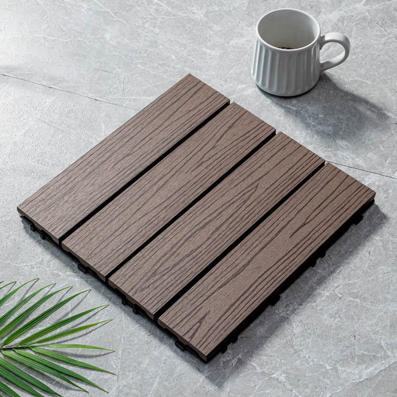 Natural Wood Outdoor Patio Tiles