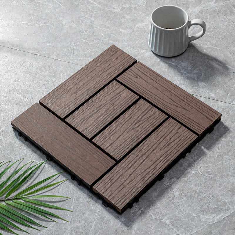Natural Wood Outdoor Patio Tiles
