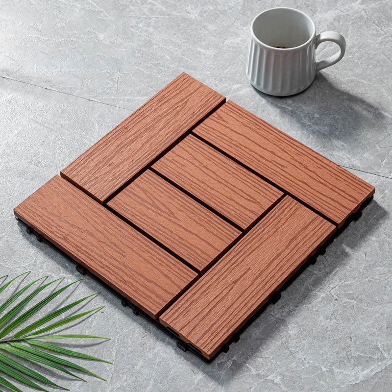 Natural Wood Outdoor Patio Tiles