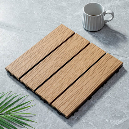 Natural Wood Outdoor Patio Tiles