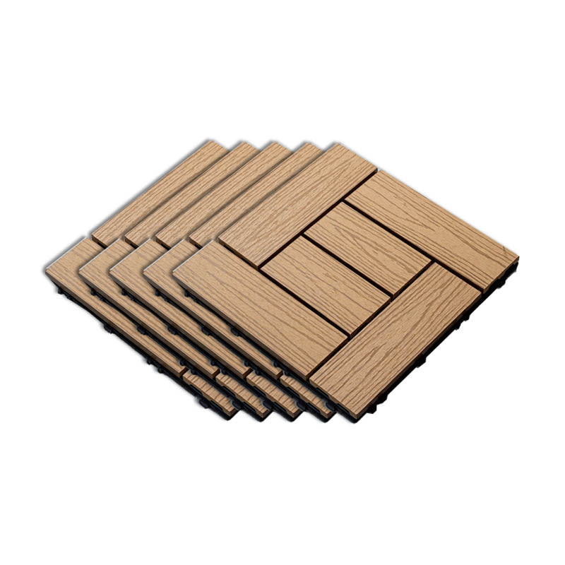 Natural Wood Outdoor Patio Tiles
