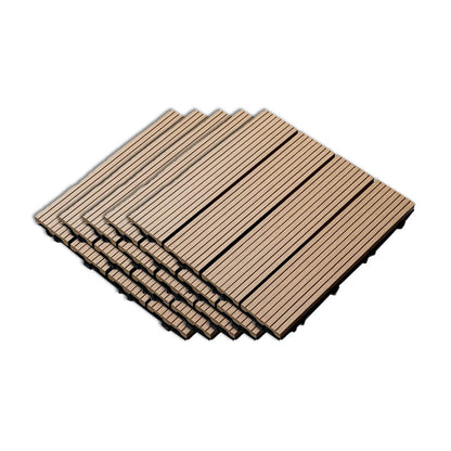 Natural Wood Outdoor Patio Tiles