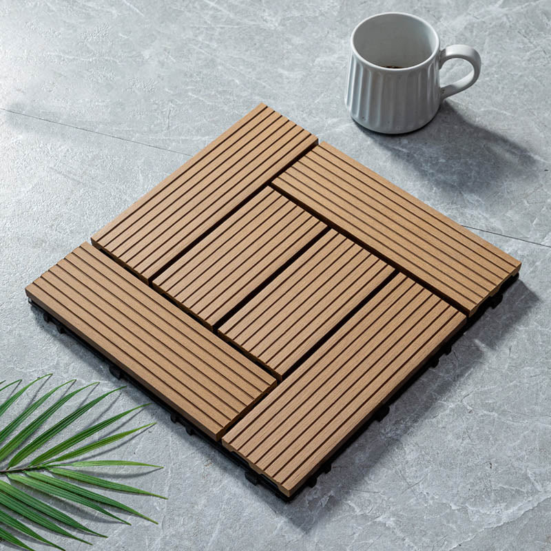 Natural Wood Outdoor Patio Tiles