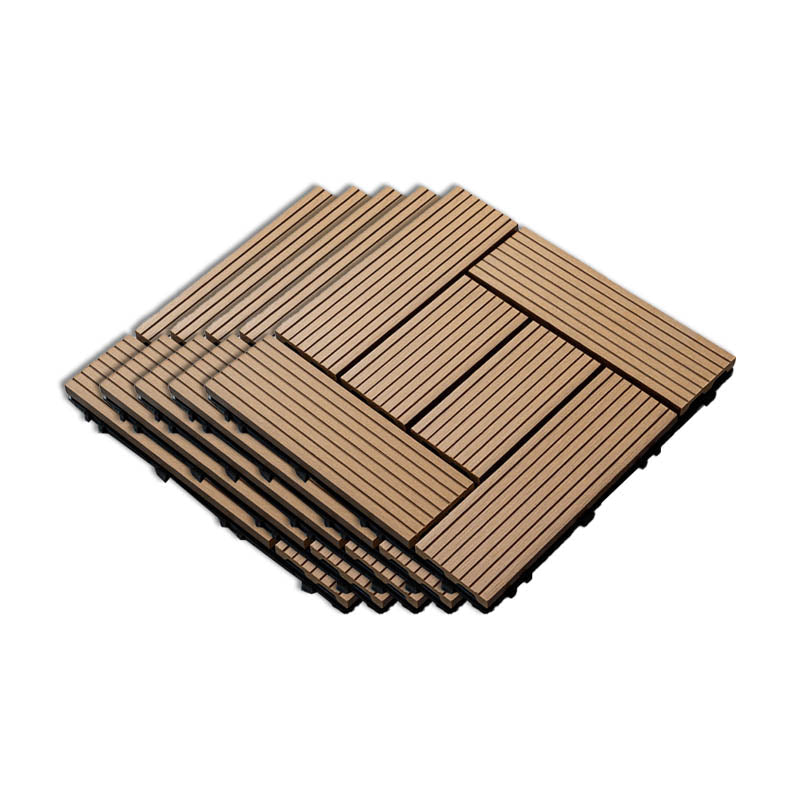 Natural Wood Outdoor Patio Tiles