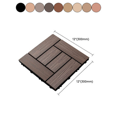 Natural Wood Outdoor Patio Tiles