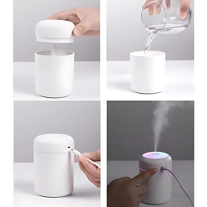Compact Air Purifier Cool Mist Humidifier