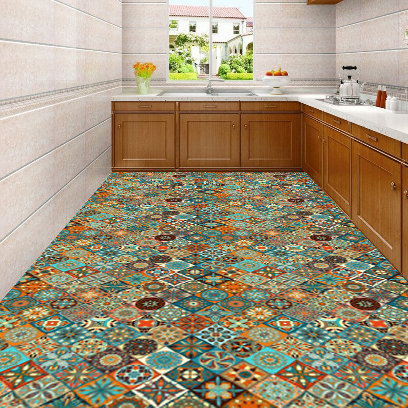 Waterproof Kitchen Backsplash Tile Scratch Resistant PVC Floor Tile