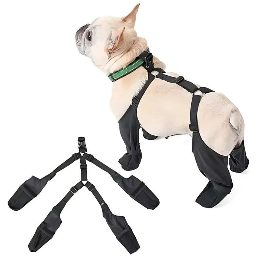 Waterproof Dog Leg Boots with Grip Soles