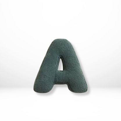 Plush Alphabet Letter Pillow With Soft Velvet Cover - Cofik