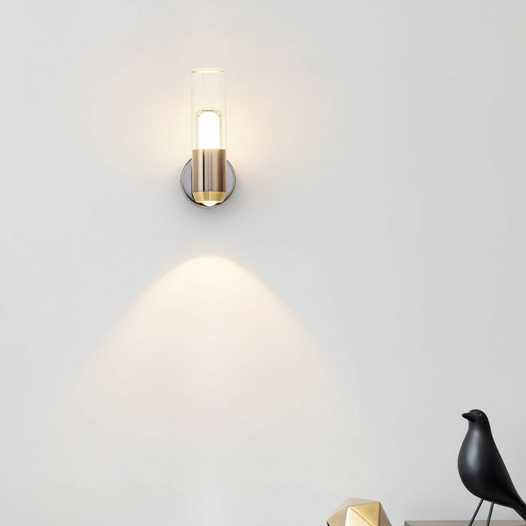 Adjustable LED Wall Light Modern Gold Black Finish