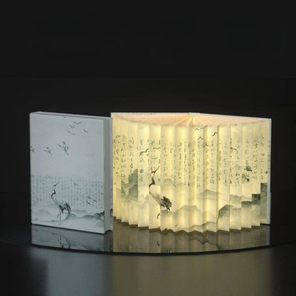 Foldable Reading Table Night Light Lamp