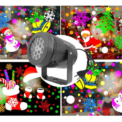 Colorful LED Holiday Light Projector (16 Designs)