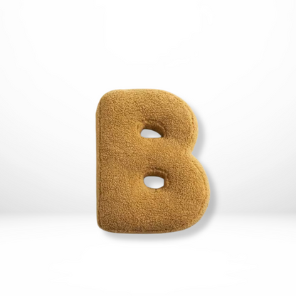 Plush Alphabet Letter Pillow With Soft Velvet Cover