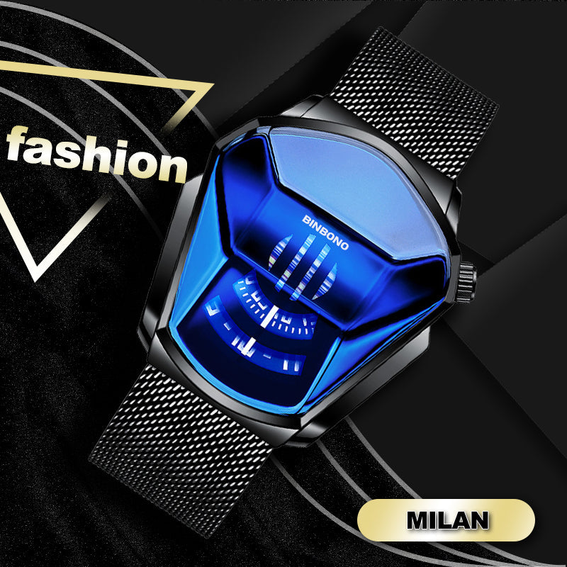 Men's Luxury Quartz Diamond Watch