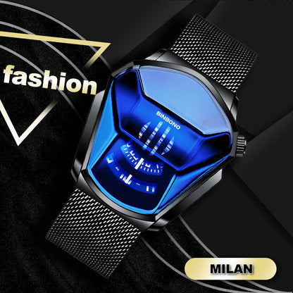 Men's Luxury Quartz Diamond Watch