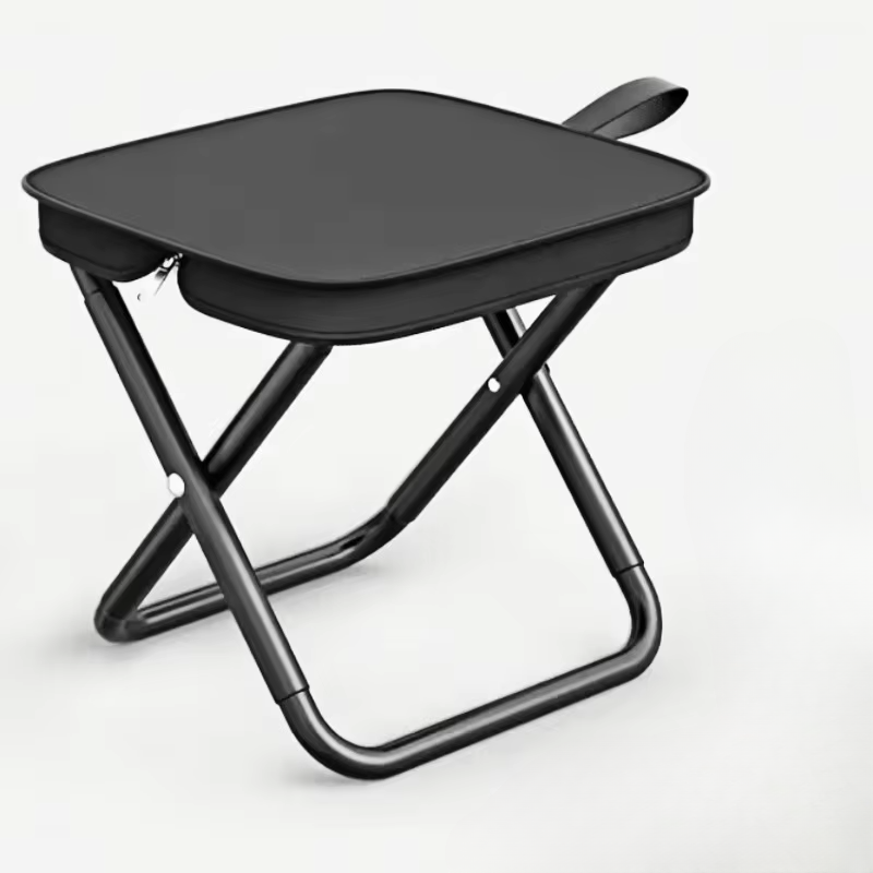 Compact Folding Camp Stool with Metal Frame - Cofik