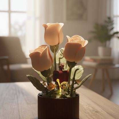 Colorful LED Flower Table Lamp