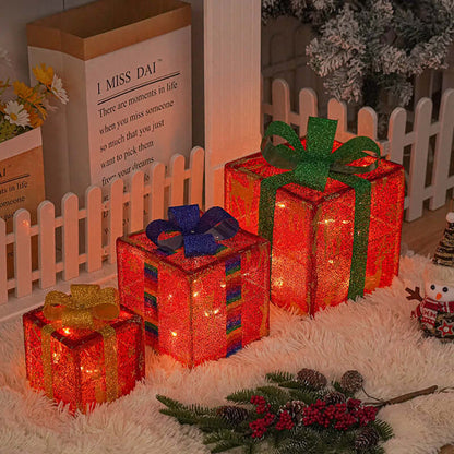 Bright Holiday Christmas Yard Decorations Set