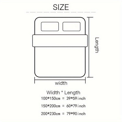 Warm Plush Reversible Fleece Throw Blanket