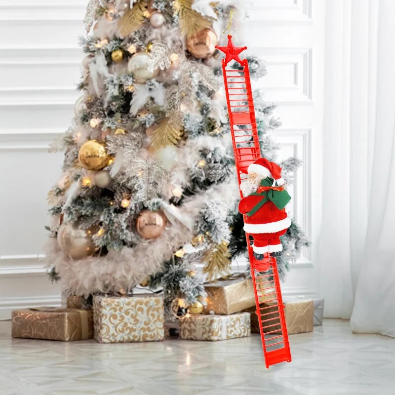 Fun Christmas Climbing Santa Decoration