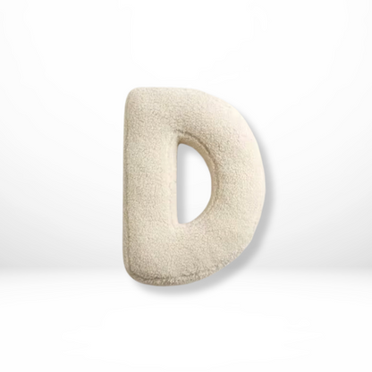 Plush Alphabet Letter Pillow With Soft Velvet Cover