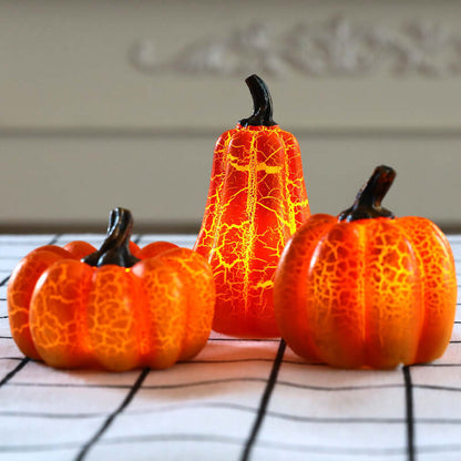 Spooky LED Pumpkin Decorative Candle Lamp