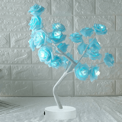 Pretty LED Rose Night Light Table Lamp for Bedroom