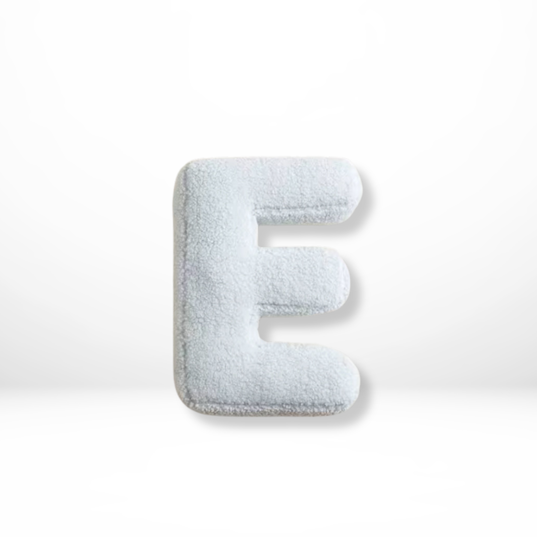 Plush Alphabet Letter Pillow With Soft Velvet Cover
