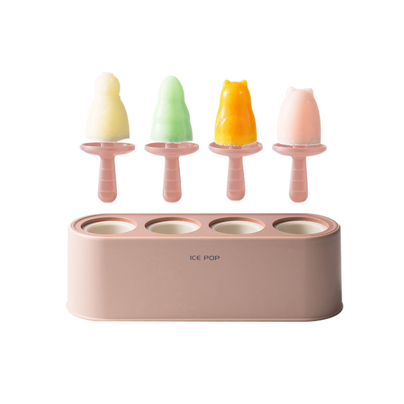 Fun Colorful Ice Pop Molds Set