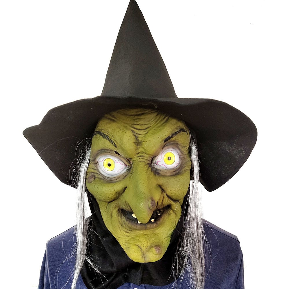 Spooky Old Man Halloween Mask Costume