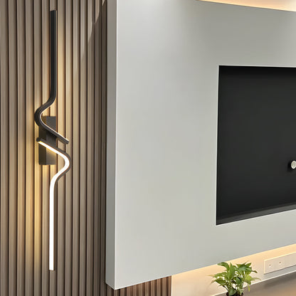 Sleek Modern LED Black Wall Light