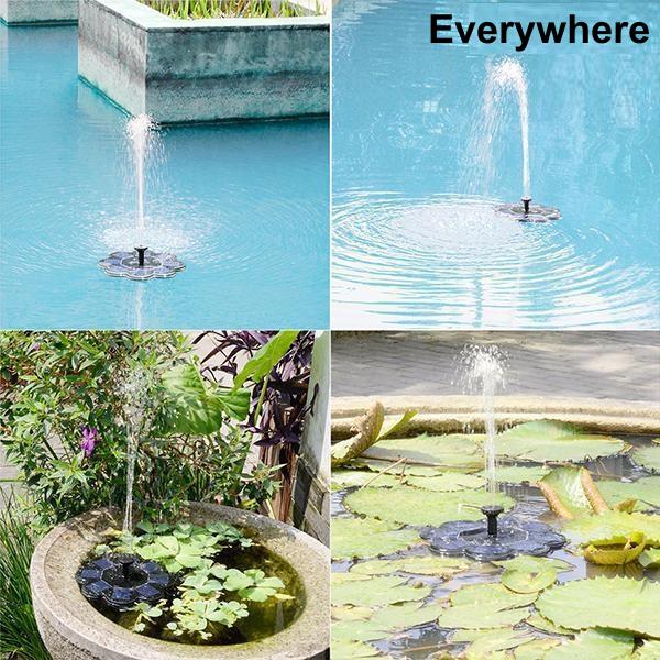 Solar Powered Garden Fountain for Outdoor Floors
