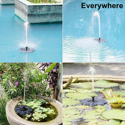 Solar Powered Garden Fountain for Outdoor Floors