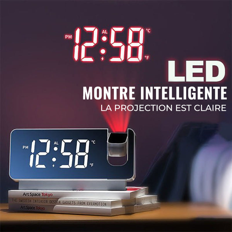Smart LED Projection Alarm Clock
