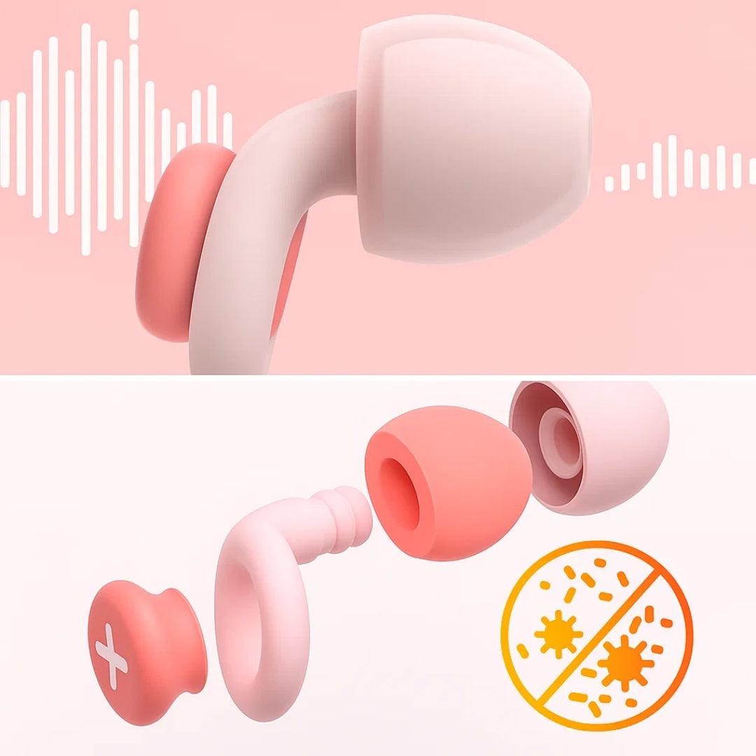 Comfortable Sleep Earplugs for Side Sleepers and Travel