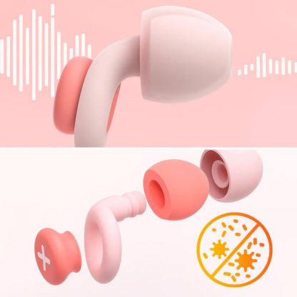Comfortable Sleep Earplugs for Side Sleepers and Travel